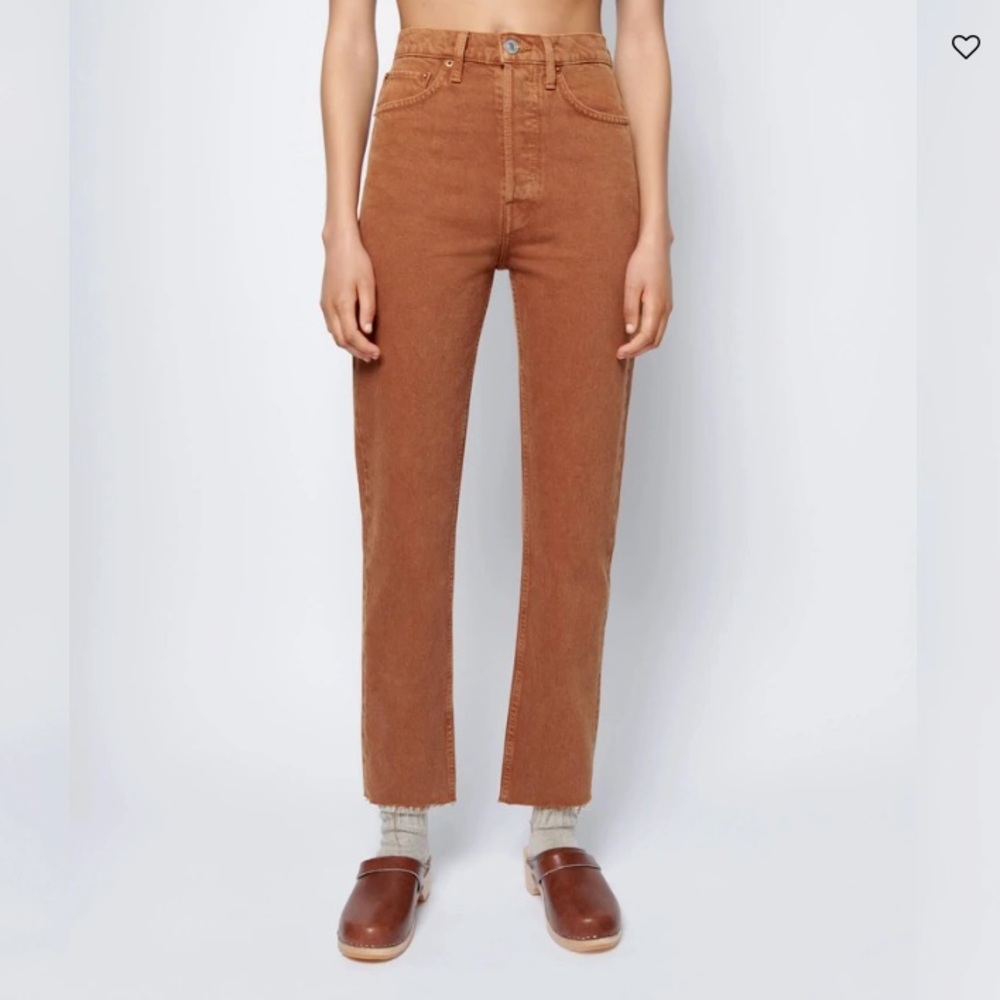 REDONE JEANS NEW WITH TAGS: Ultra High Rise Stove Pipe